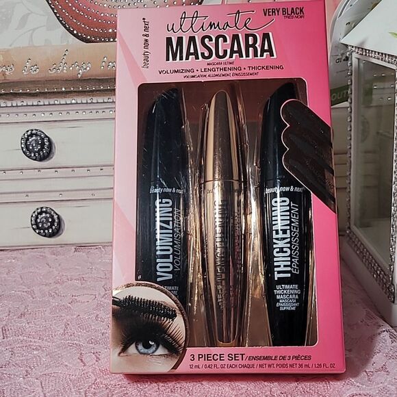 ULTIMATE MASCARA VOLUMIZING - LENTHENING - THICKENING 3 pc 1868 - Picture 2 of 4